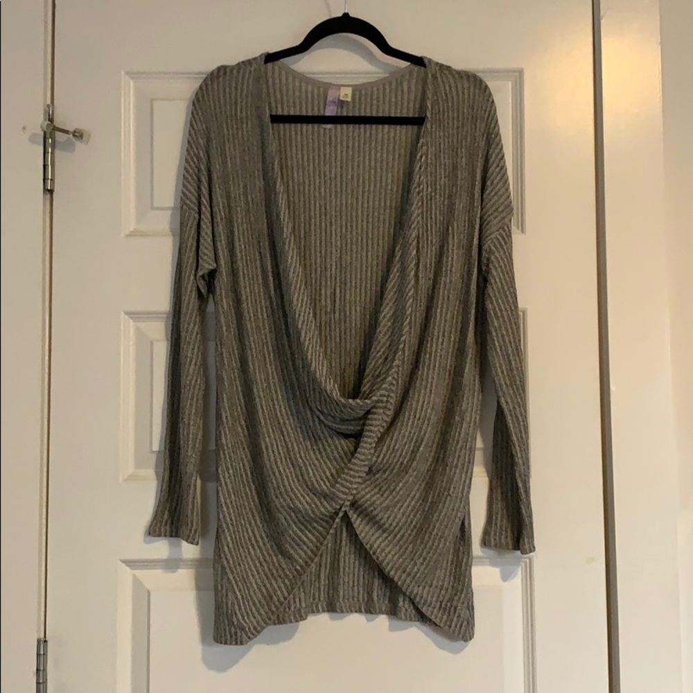 Gray Long Sleeve Tunic